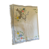 Hand-embroidered centerpiece