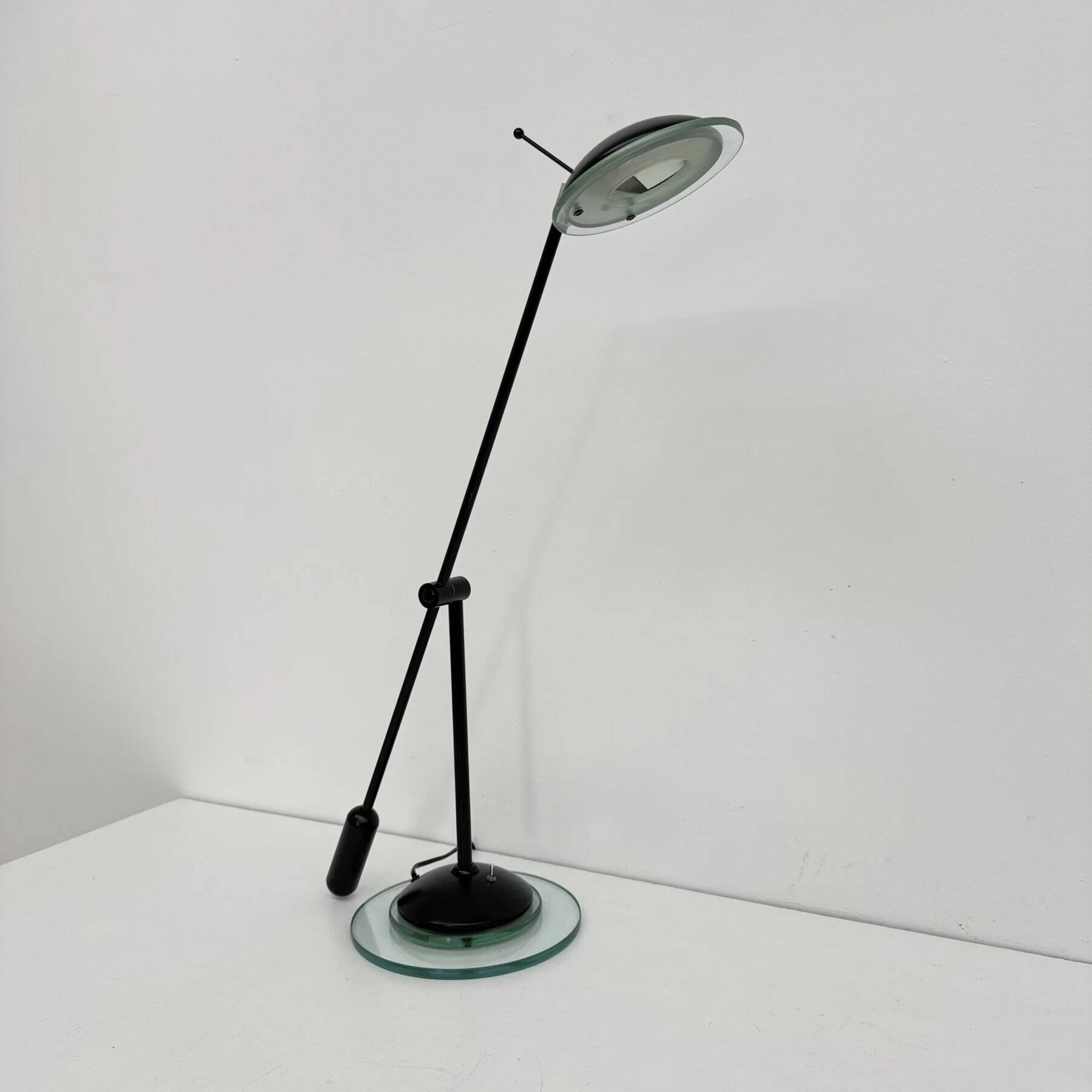 Lampe de bureau minimaliste Herda postmoderne, années 1980