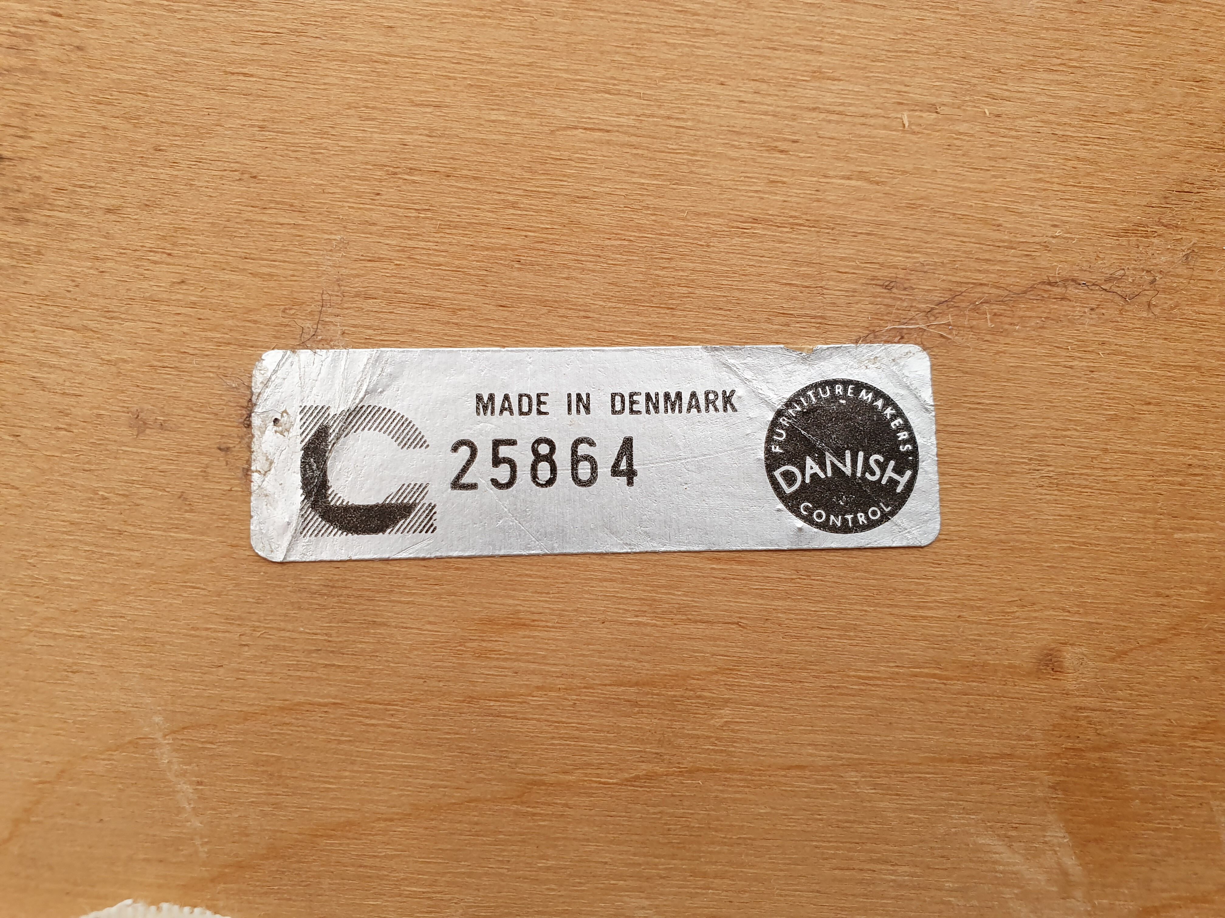 Frode Holm, Danish make up chair, 60s, completely renovated