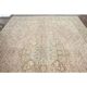 1970s Vintage Persian Handmade Wool Cotton Pink Area Rug 294x388