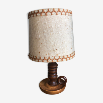 Lampe vintage en bois