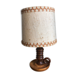 Lampe vintage en bois