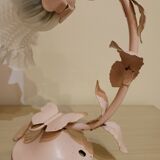 Antique wall lamp, tulip.