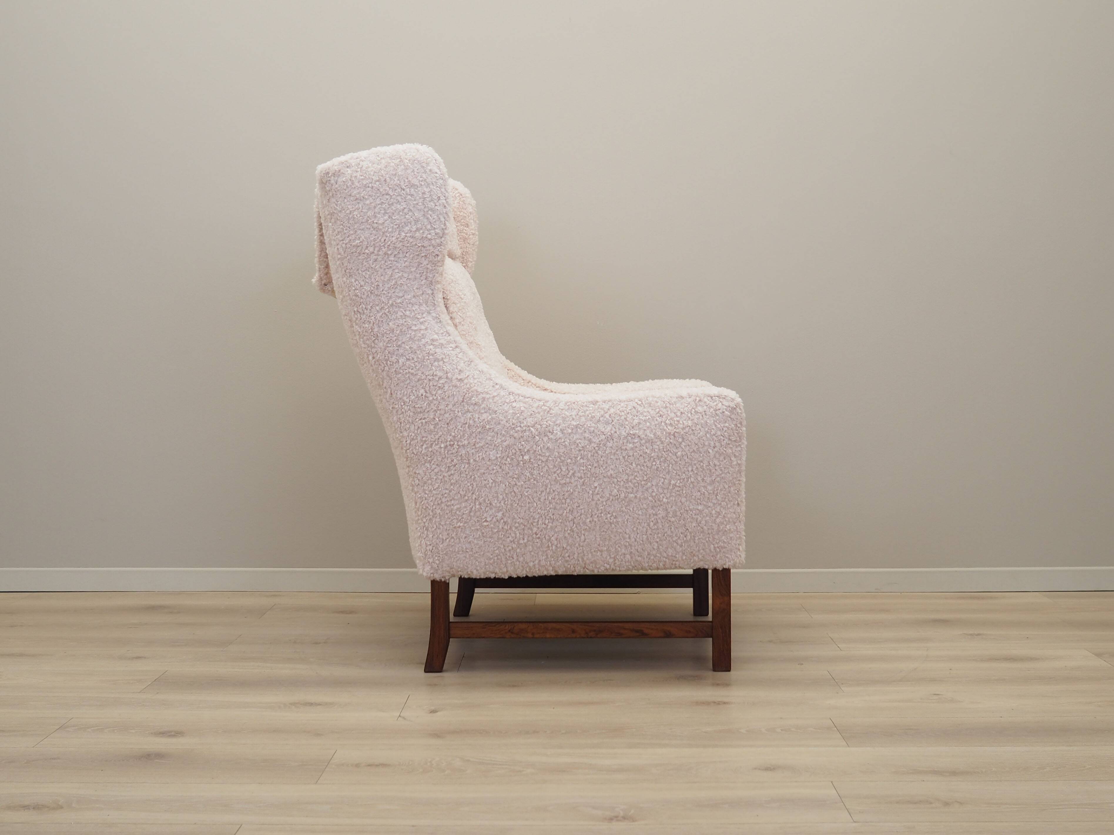 Rosewood armchair, Danish design, 1970s, manufacture: Skippers