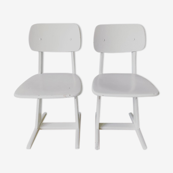 Ensemble de 2 chaises pour enfants vintage casala