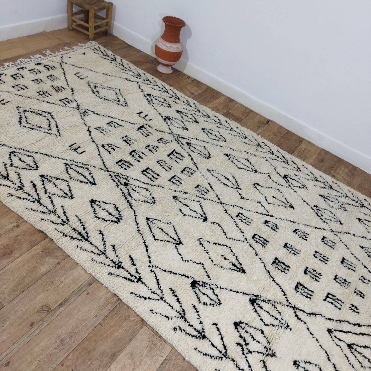 Berber abstract rug 350 X192 CM
