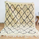 Handmade moroccan berber carpet 175 x 131 cm