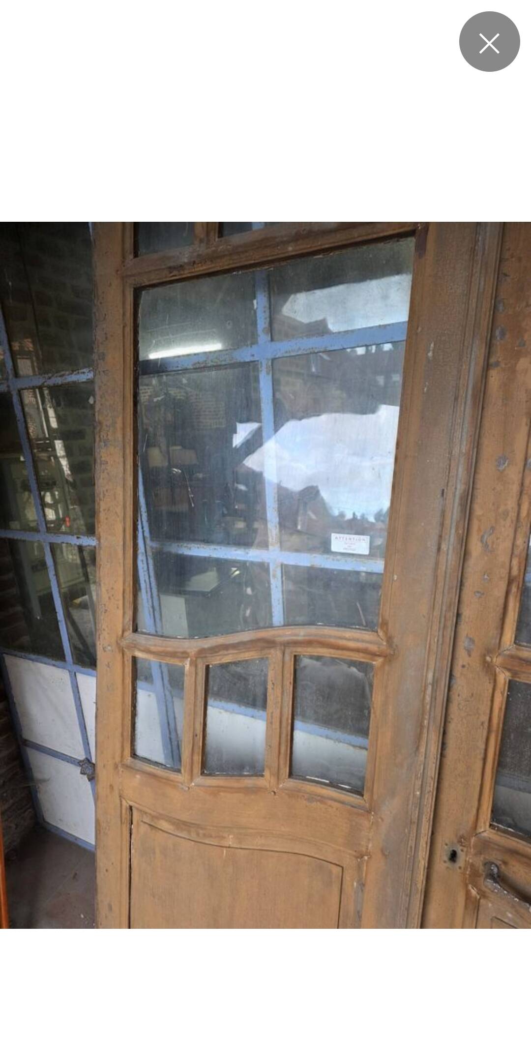 Pair of old Art Nouveau doors