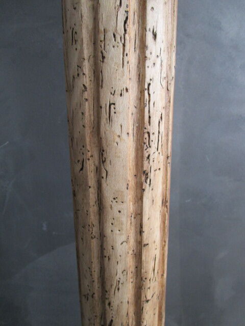 Old wooden column