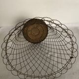 Paper basket, braided metal