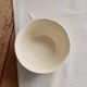 Antique ivory faience breakfast cup Sarreguemines