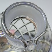 Carafe vintage en verre taillé