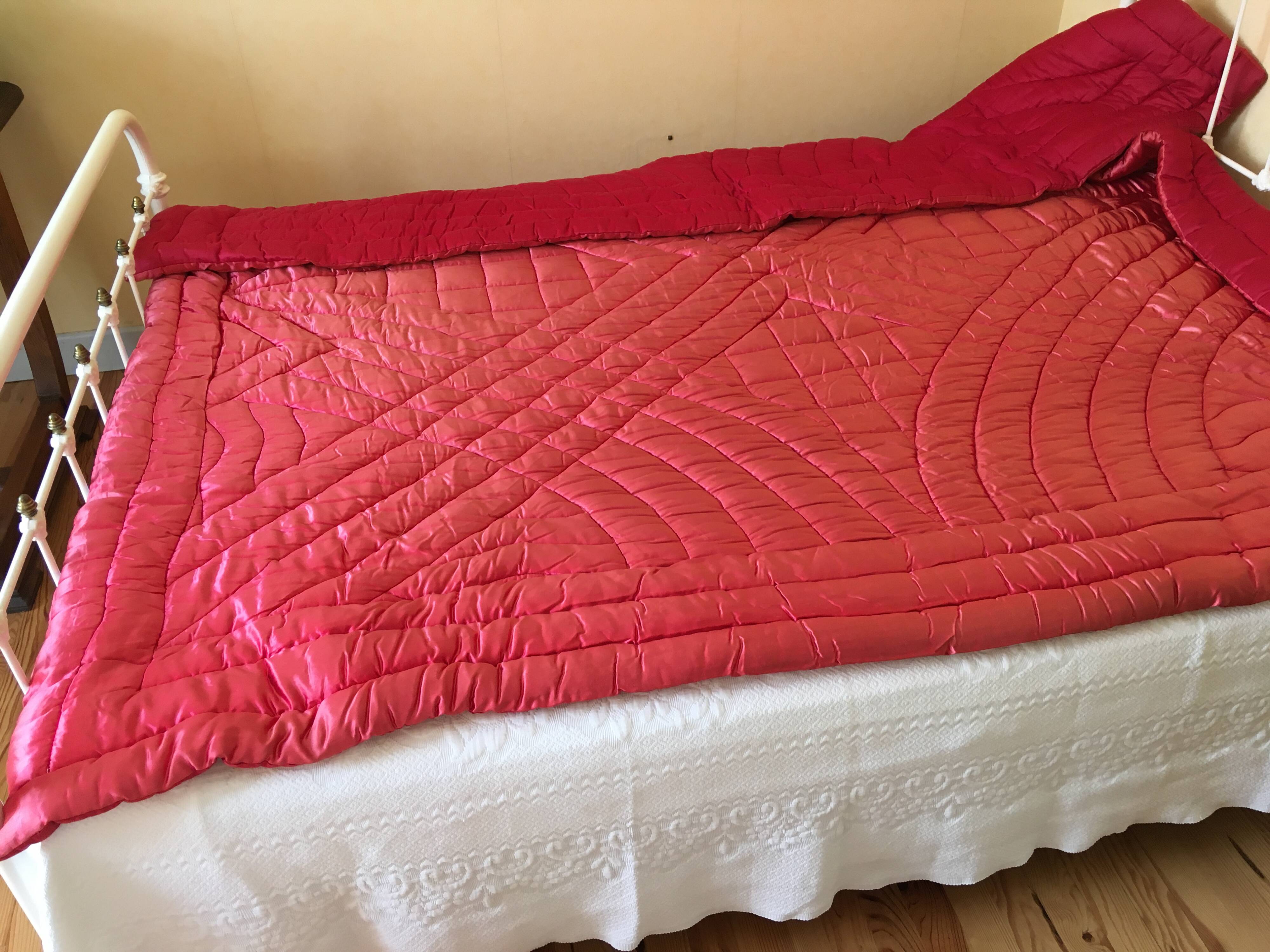 Couvre-lit boutis intérieur pure laine