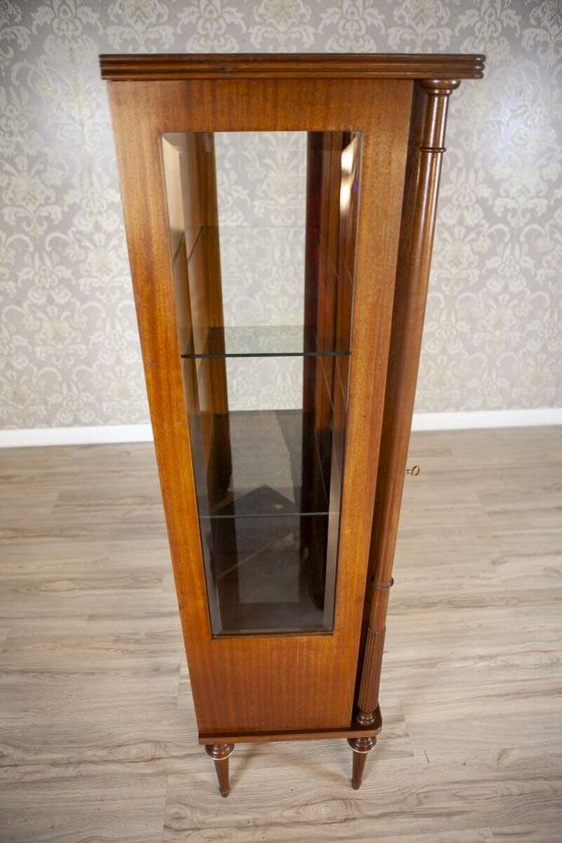 Mid-Century Modern Mahogany Display Cabinet