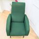 Vintage green modernist armchair