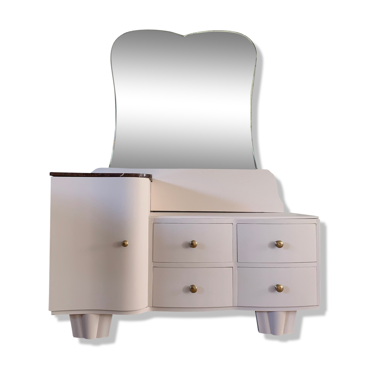 Commode coiffeuse rose