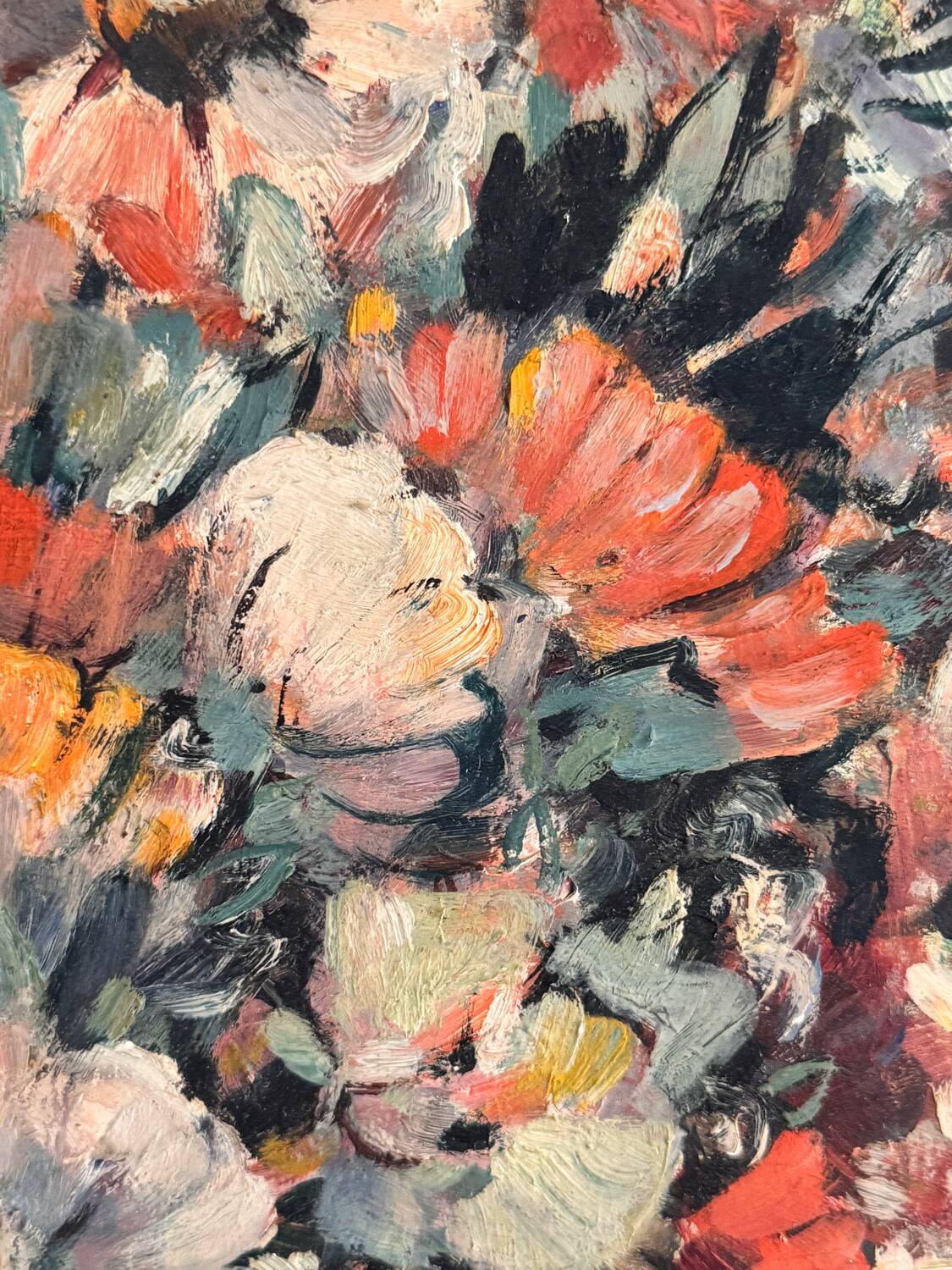 Still life painting signed Auguste Jean Gribouval (19th / 20th century)