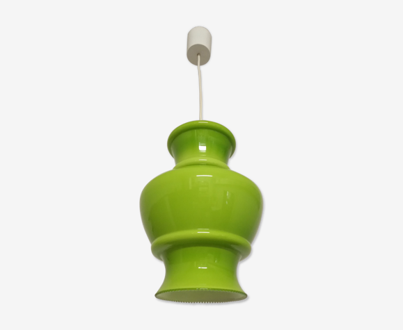 Suspension en opaline années 70