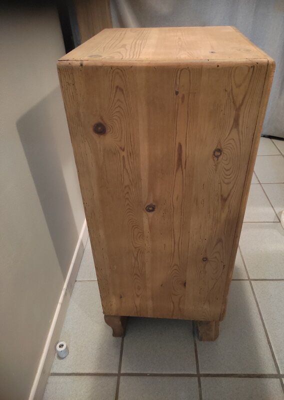 Storage cabinet solid wood aerogummed int intense blue dp 1222306