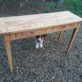 Console vintage wood L120