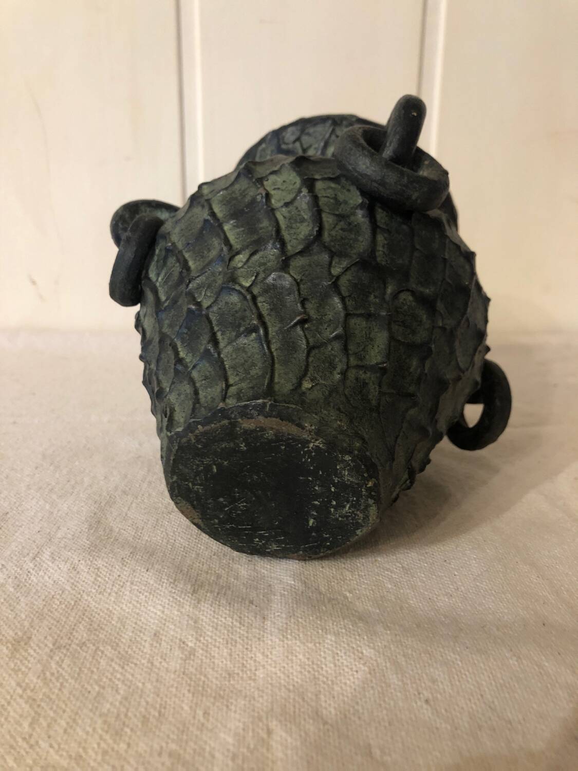 Small terracotta jar