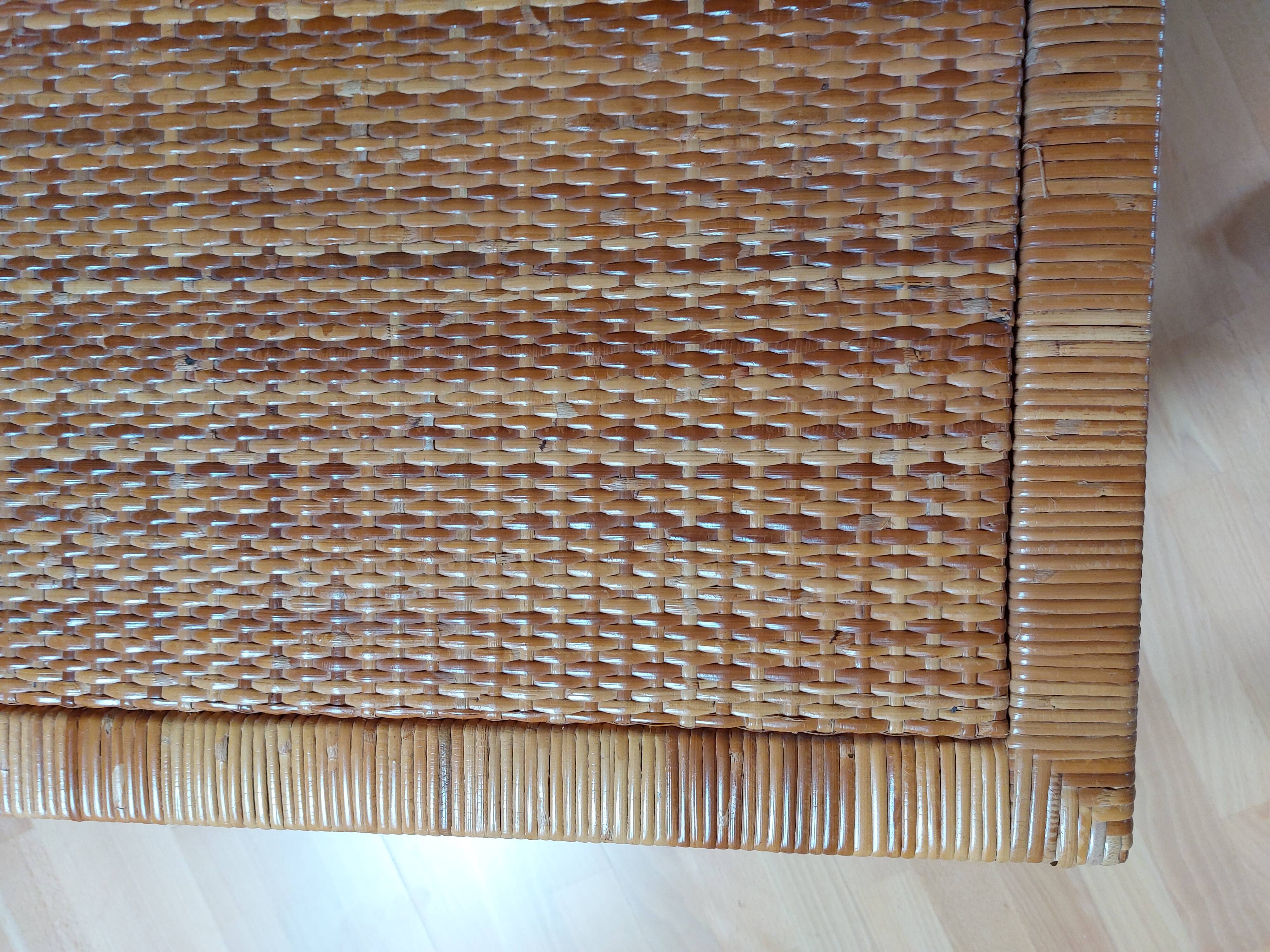 Rattan coffee table