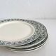 6 ironstone dessert plates “Palmettes” Boch Freres La Louvière