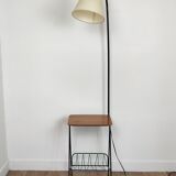 Floor lamp tablet and magazine holders 60s