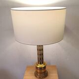 Brass column lamp