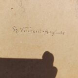 2 Pencil drawings by: H. Vincent Anglade