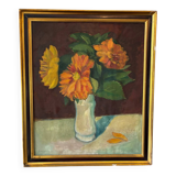 20th century signed bouquet of flowers