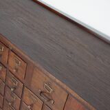 Grande armoire de notaire / classeur en chêne français, années 1920/30