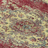 Anatolian handmade vintage rug 206 cm x 115 cm