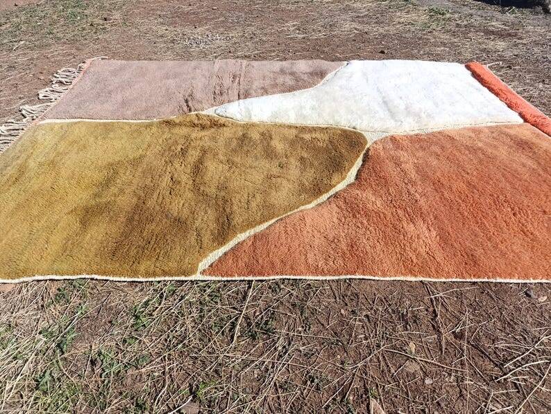 Moroccan Berber rug Mrirt 300 × 200 cm – thick wool, abstract pattern