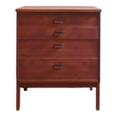 Commode Ulferts teck années 60 poignées intégrées