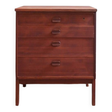 Commode Ulferts teck années 60 poignées intégrées