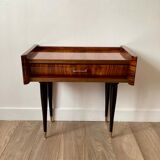 Lacquered bedside table