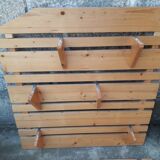 Pine wall shelves