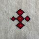 Handmade Beni Ouraine rug, size 100 x 200 cm