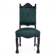 A pair of antique chairs on lion's paws, Western Europe, circa 1920.