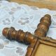 Early 20th Century Bamboo Style Turned Wood Hanging Mirror
