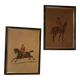 Paire de gravures équestres