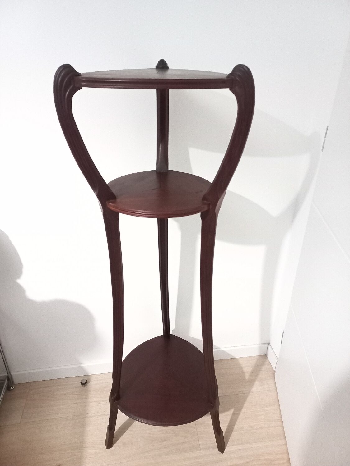 Mahogany Art Nouveau Stand