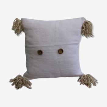 Linen and cotton cushion