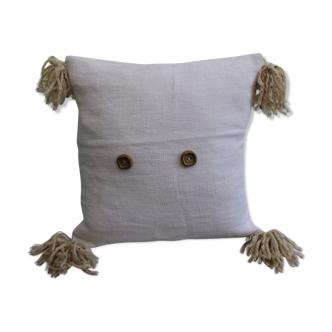 Linen and cotton cushion