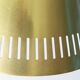 Pair of Scandinavian diabolo suspensions brass