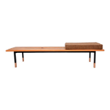 Slatted bench dating from the 60s