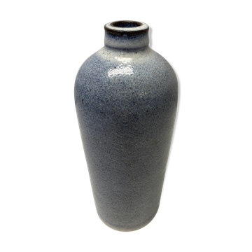 Bouteille en grès gris bleuté