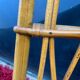 Pair of rattan chairs with cushions Audoux Minnet