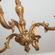 Brass chandelier 5 branches